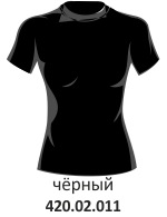 футболка женская чёрная